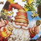Gnome Worries Bee Happy 500 Piece Jigsaw Puzzle by Springbok Puzzles