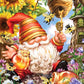 Gnome Worries Bee Happy 500 Piece Jigsaw Puzzle by Springbok Puzzles