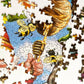 Gnome Worries Bee Happy 500 Piece Jigsaw Puzzle by Springbok Puzzles
