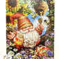 Gnome Worries Bee Happy 500 Piece Jigsaw Puzzle by Springbok Puzzles