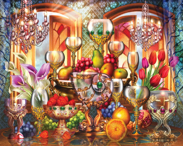 Golden Elegance 1000 Piece Jigsaw Puzzle | Springbok Puzzles