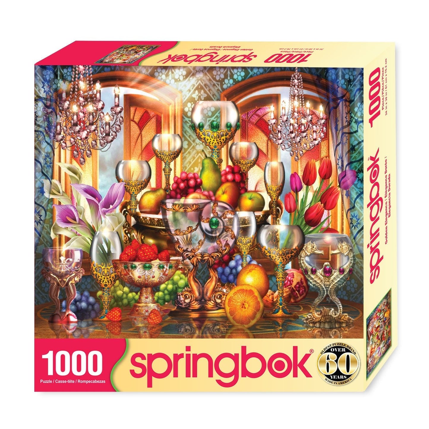 Golden Elegance 1000 Piece Jigsaw Puzzle | Springbok Puzzles