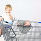 Baby Shopping Cart Hammock | Gray/Aqua