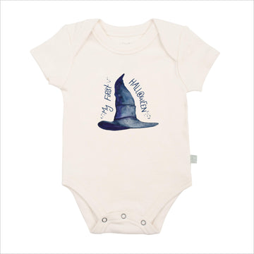 graphic bodysuit | my first halloween hat