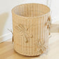 Flutter Wing Hamper Rattan Basket – Handwoven Boho Storage for Toys, Blankets & Laundry