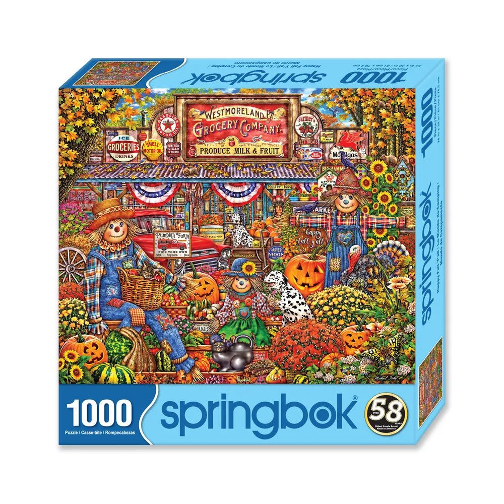 Happy Fall Y'all 1000 Piece Jigsaw Puzzle | Springbok Puzzles