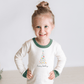 pajamas | happy holidays pine green