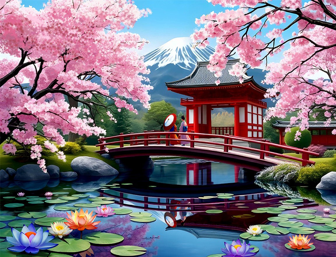 Haru in Japan 1000 Piece Jigsaw Puzzle | Springbok Puzzles