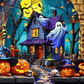 Haunted Halloween Party 1000 Piece Jigsaw Puzzle | Springbok Puzzles