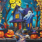 Haunted Halloween Party 1000 Piece Jigsaw Puzzle | Springbok Puzzles