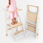 Helper Tower: A Multi-functional Foldable Step Stool for Kids