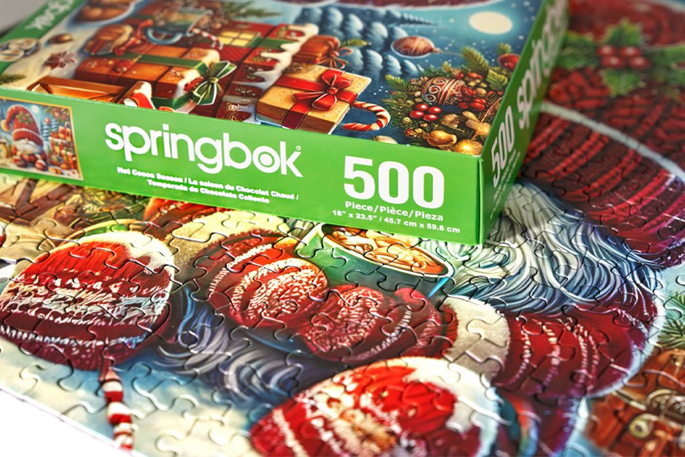 Hot Cocoa Season 500 Piece Jigsaw Puzzle | Springbok Puzzles