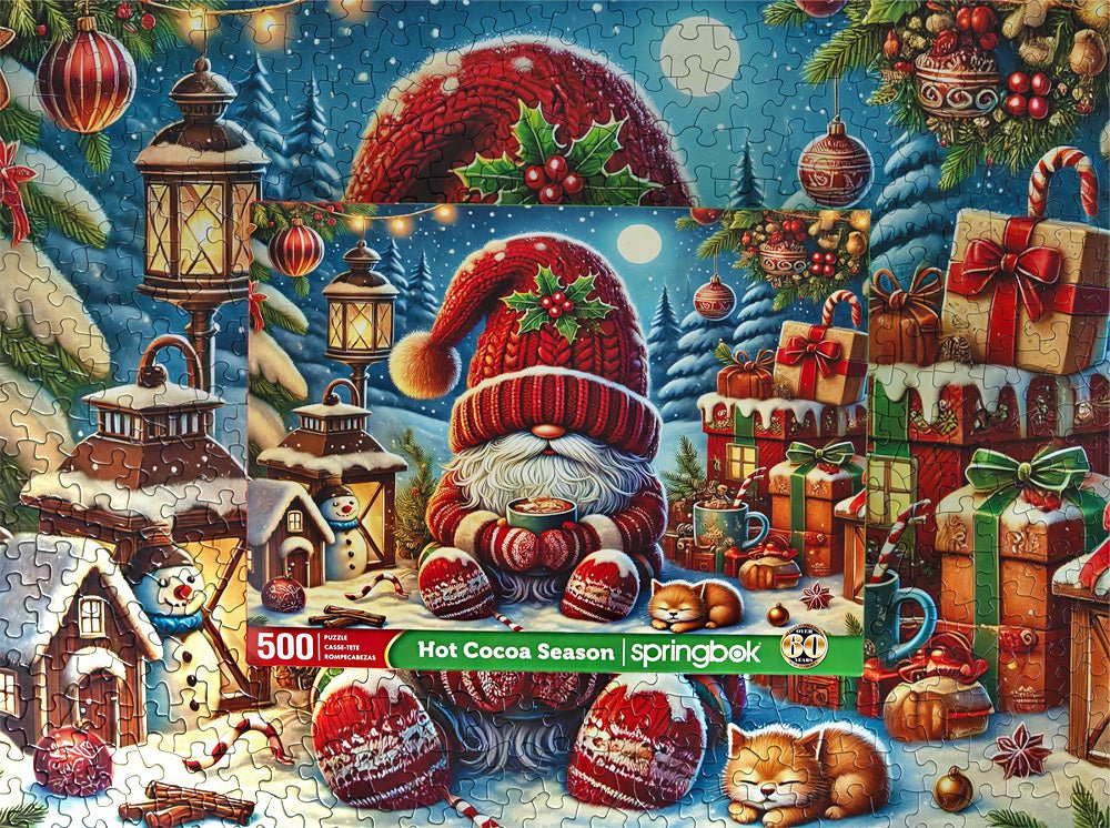 Hot Cocoa Season 500 Piece Jigsaw Puzzle | Springbok Puzzles