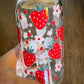 16oz Glass Cup with Lid & Straw