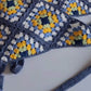 3-in-1 Crochet Granny Square Bandana – Handmade Headband, Pet Collar &Mom Neck Scarf | Colorful Boho Accessory | Retro Crochet Gift