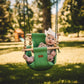 Premium Outdoor High Back  Baby & Toddler Swing- Sage