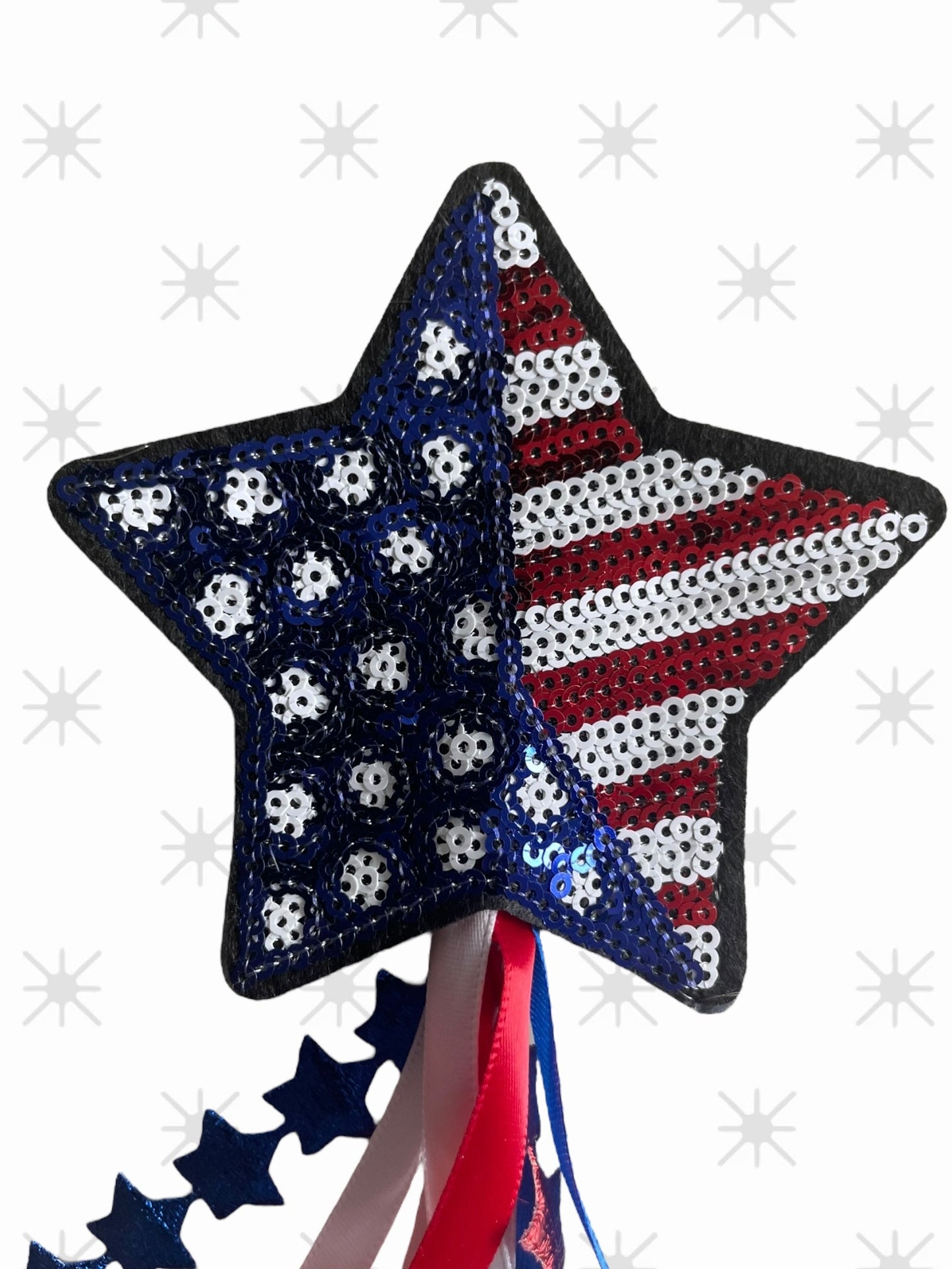 Patriotic Ribbon Wand