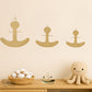 The Seaside Anchor – Boho Rattan Wall Hanging for Nurseries, Kids Rooms and Ocean Lovers