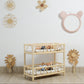 The Solstice Heirloom Rattan Doll Bunk Bed