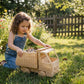 The Eco-Hauler: Handwoven Rattan Dump Truck | Kids Toy Truck