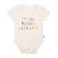 graphic bodysuit | reason we are late