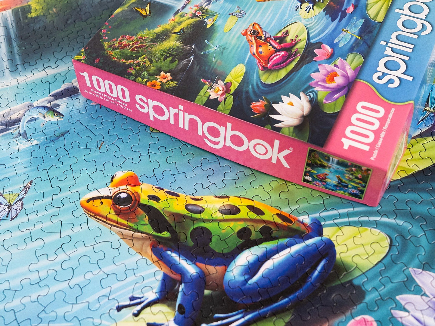 Lily Pond Paradise 1000 Piece Jigsaw Puzzle - Limited Release | Springbok Puzzles
