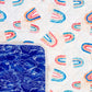 The Shwally Picnic Blanket - Wavy Rainbows