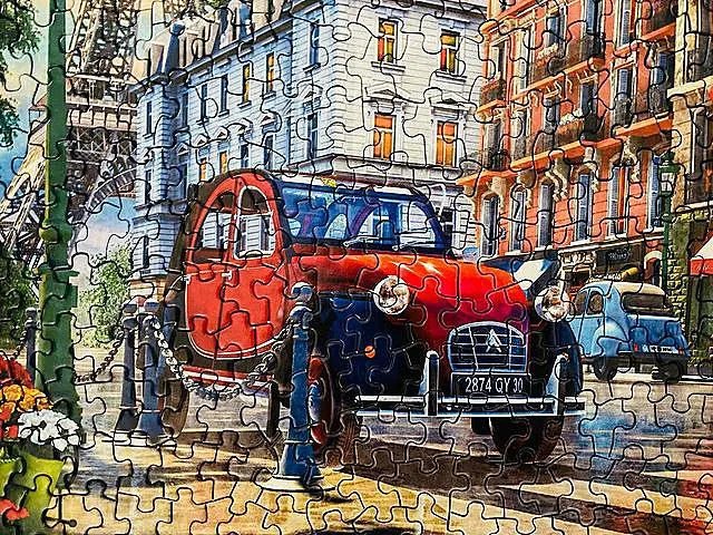 Majestic by Springbok Paris Street Life 500 Piece Jigsaw Puzzle  | Springbok Puzzles