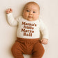 long sleeve graphic bodysuit | matzo ball