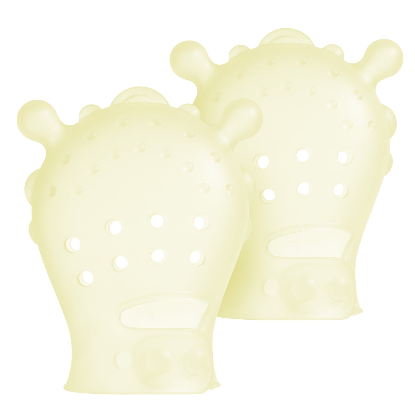 Olababy Mouthing Mitten for Teething Relief (2-Pack)
