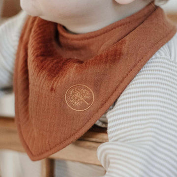 Rose Muslin Bandana Bibs Set (4-Pack)