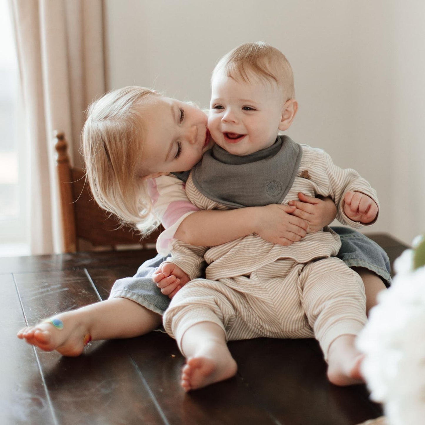 Pebble Muslin Bandana Bibs Set (4-Pack)
