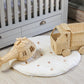 Rattan Toy Helicopter – Handcrafted Boho Pretend Play Toy for Kids | Montessori Airplane Nursery Decor