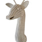 Rattan Giraffe Wall Decor – Boho Nursery & Kids Room Wall Art | Handmade Safari Animal Decor