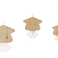 Rattan Jellyfish Wall Decor – Boho Coastal Nursery Wall Art