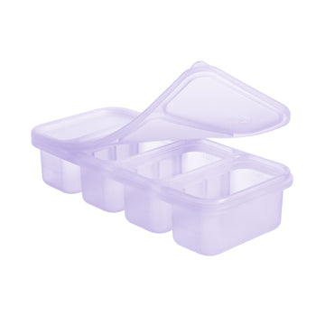 Silicone Baby Food Freezer Tray, 1/2 Cup Portions, with Lid