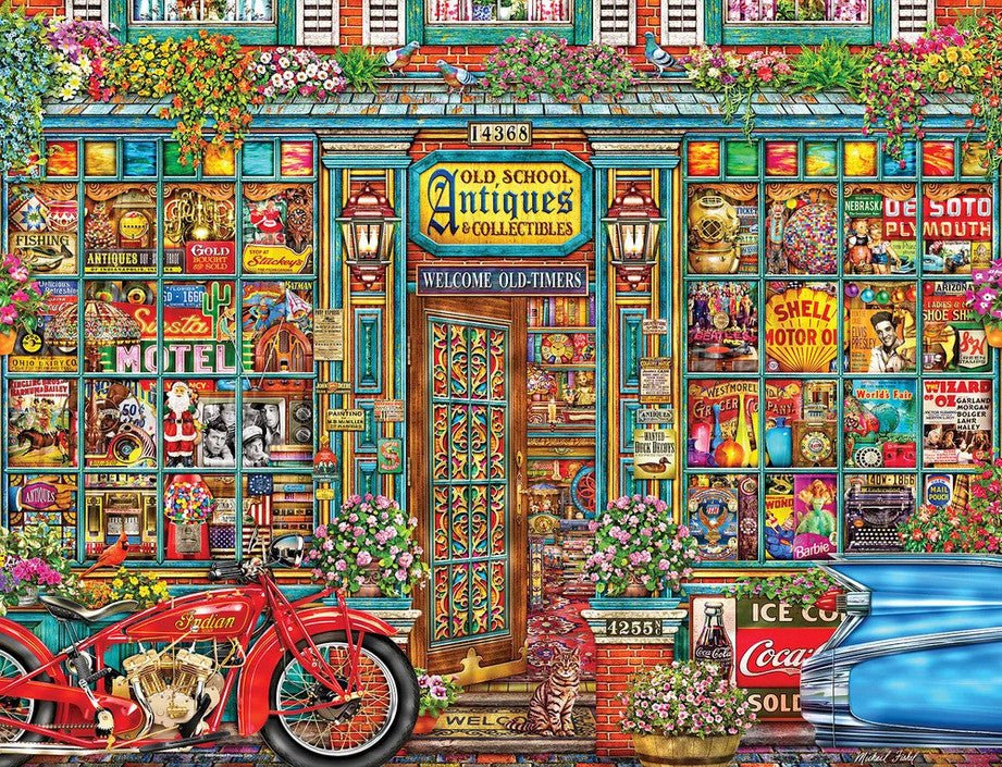 Old School Antiques 500 Piece Jigsaw Puzzle by Springbok Puzzles