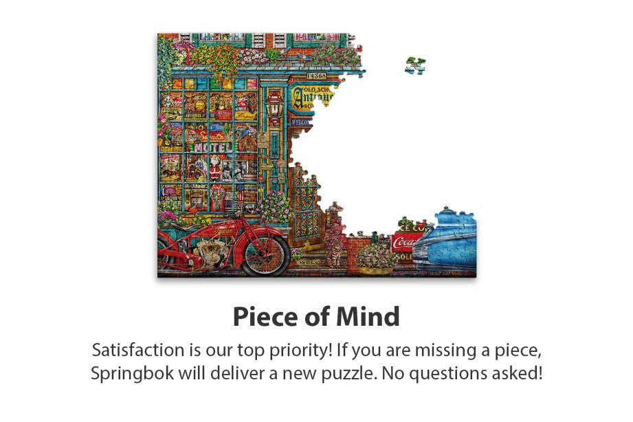 Old School Antiques 500 Piece Jigsaw Puzzle by Springbok Puzzles