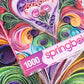 Paper Hearts 1000 Piece Jigsaw Puzzle | Springbok Puzzles