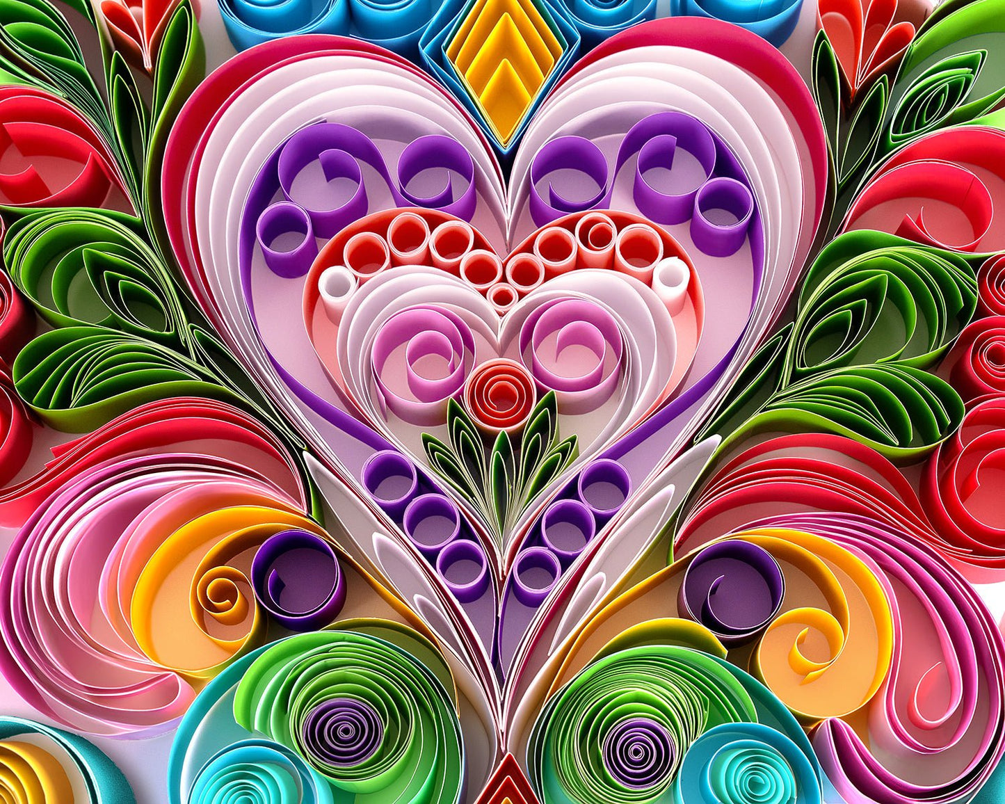 Paper Hearts 1000 Piece Jigsaw Puzzle | Springbok Puzzles