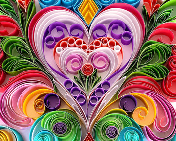 Paper Hearts 1000 Piece Jigsaw Puzzle | Springbok Puzzles