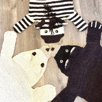 Organic Wool Play Mat + Nursery Rug  | Polar Bear