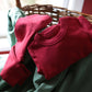 baby pajamas | scarlet red