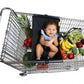 Baby Shopping Cart Hammock | Black Fabric