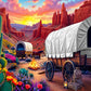 Santa Fe Trail 500 Piece Jigsaw Puzzle | Springbok Puzzles
