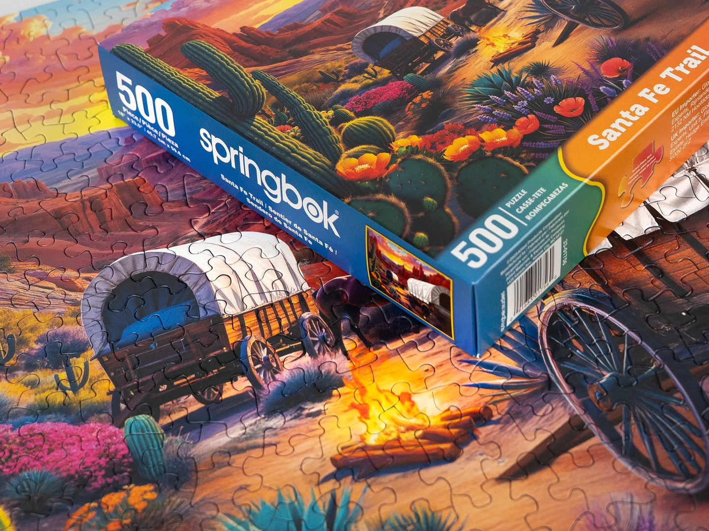 Santa Fe Trail 500 Piece Jigsaw Puzzle | Springbok Puzzles