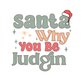 long sleeve graphic bodysuit | why be judgin