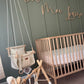 Indoor Cotton High Back Baby & Toddler Swing-Vanilla