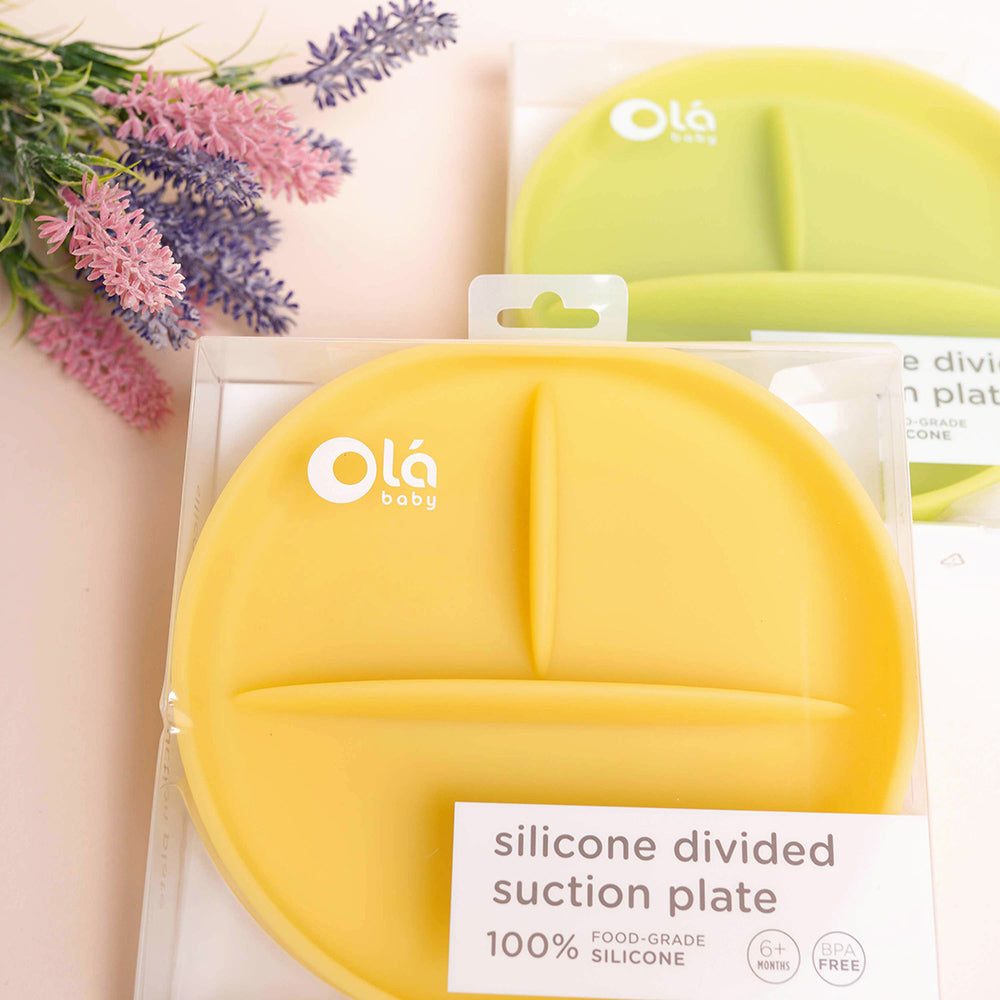 Olababy Divided Suction Plate for Independent Feeding