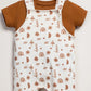 Bohemian Cotton Overall Set – 2-Piece Baby Outfit